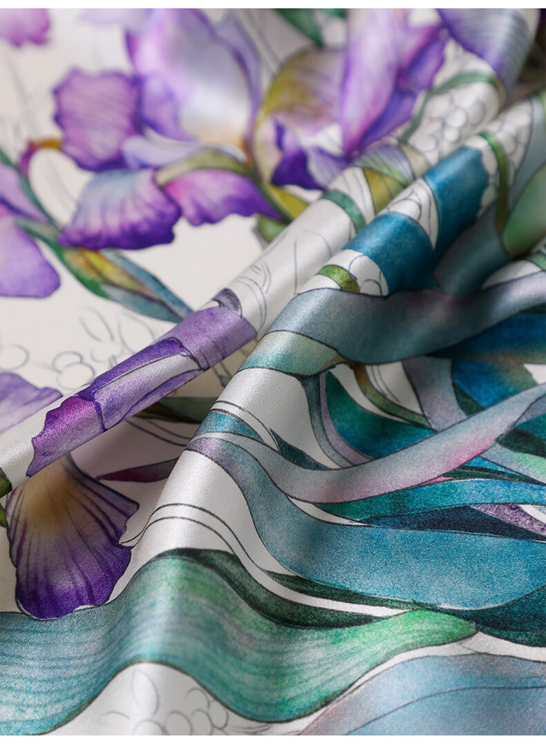 Hangsifu Silk Scarf, Mulberry Silk Neck Scarf for Women, Inner Wear, Neck Protection, Small Square Scarf, Scarf, Practical Birthday Gift for Mom 18