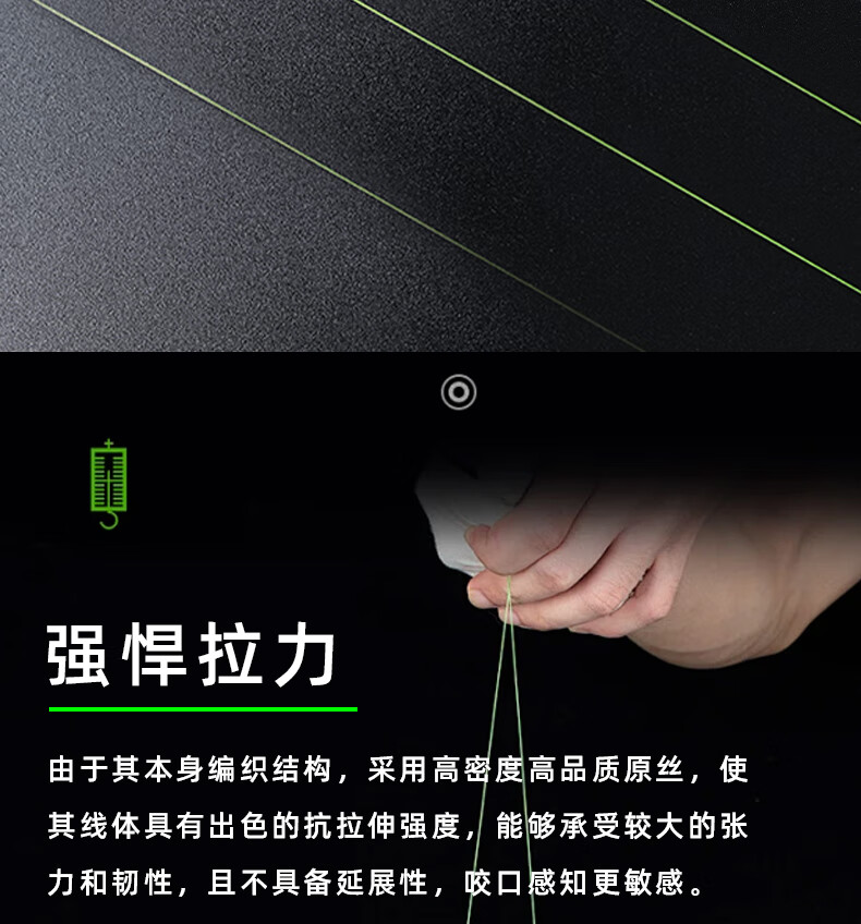 Xiaozaochuan Japanese Imported PE Fishing Line, Specialized Micro-Line High-Strength Pulling Line, Imported 100 Meters, Size 0.8 10
