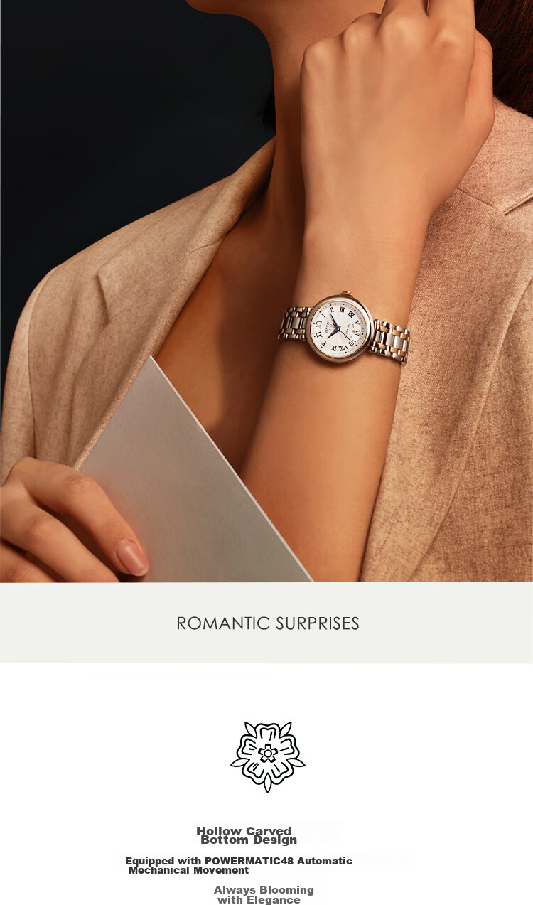 TISSOT Liu Yifei's Same Style, Xiaomeiren Series Women's Watch, Swiss Mechanical Ladies Leather Strap Fashion Watch Birthday Gift 11