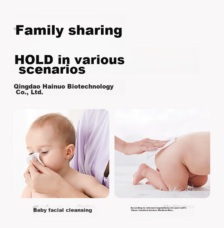 Auby Soft Wipes for Babies And Newborns, Disposable Face Cleansing Towels, Extra Thick for Wet And Dry Use, 80 Sheets * 6 Packs 13