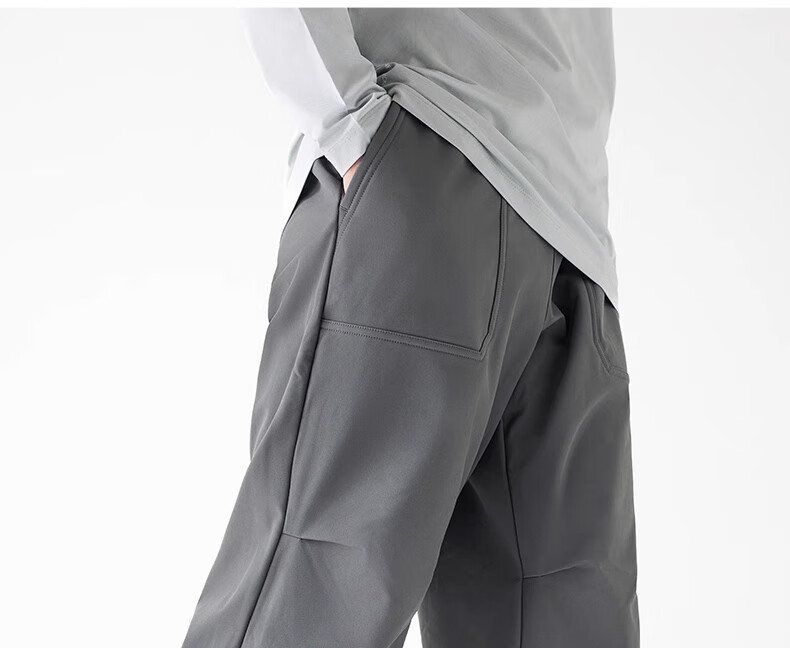 CAMEL Outdoor Casual Pants for Women Spring Autumn Warm Water-Repellent Loose Cargo Pants 1776B [Dilireba Same Style] 7
