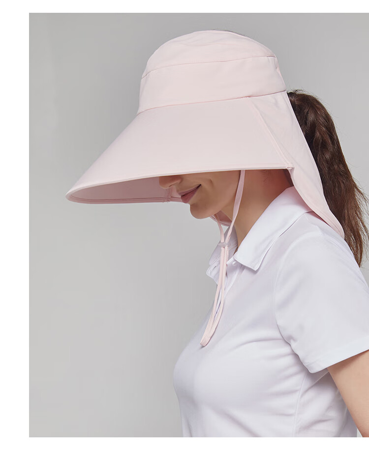 Shanghai Story Women's Sunshade Hat Spring Summer Sun Protection Magic Tape Open Top Hat Outdoor Face Cover Neck Protection Wide Brim Mountaineering Cooling Hat Gift for Girlfriend 8