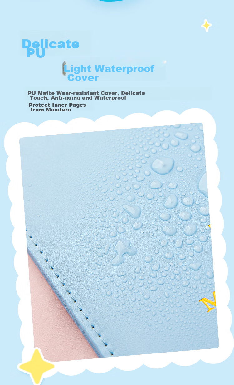 COMIX Medical Baby Birth Certificate Protective Cover, Standard Size 225*160mm, Universal for All Regions, Blue EA309 3