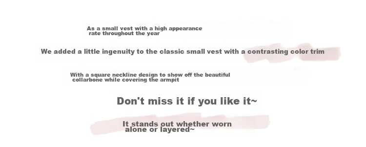 TonLion 2026 Spring Summer New Women's Camisole Basic French Style Knit Tank Top Layering Shirt 2