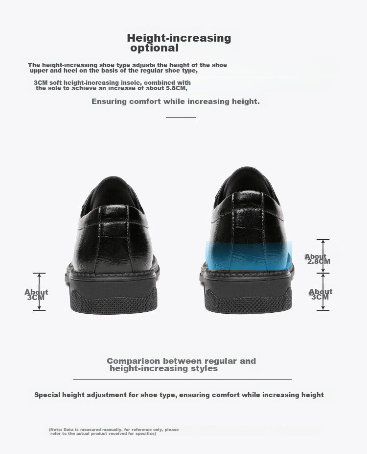 CARTELO British Trendy Plaid Formal Shoes for Men, Business Leather Shoes, Soft Cowhide Low-Top Men's Shoes 9541 Black 38 8
