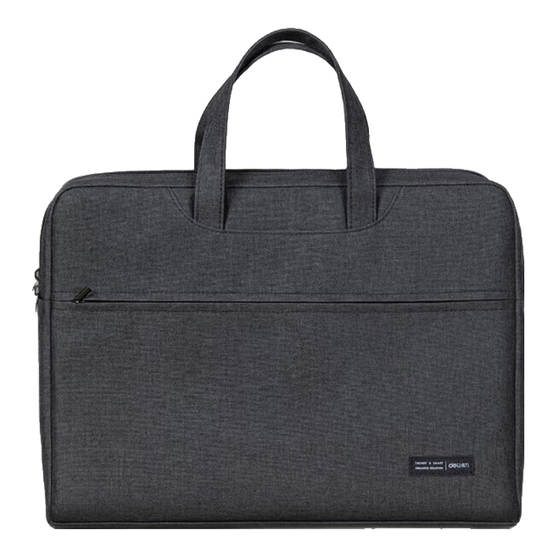 Deli Briefcase, Widened Three-Dimensional Office Handbag/conference Bag/business Bag/document Bag/briefcase, Business Zipper Bag Laptop Bag for Men, Black