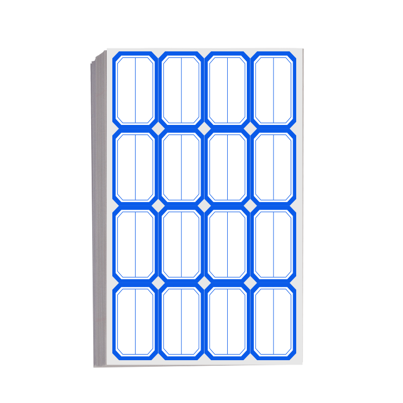 DiLe Premium Series, 960 Pieces of 28x48mm Self-Adhesive Labels, 60 Sheets/pack, Blue, 4646