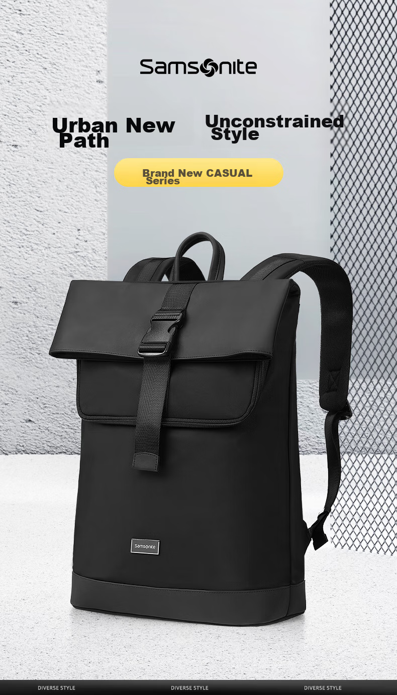 Xinxiuli Backpack, Laptop Bag, 14-Inch, for Men And Women, Large Capacity, Flip-Top Design, Simple Style, Travel Bag, Suitable for High School And College Students 1