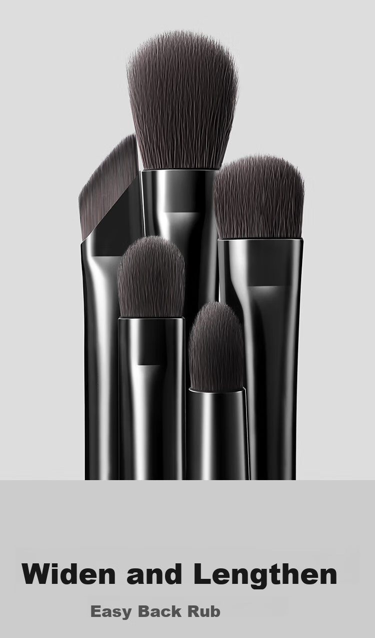 CARLI BYBEL Half-Shade Nose Shadow Animal Hair Brush for Slanted Nose, Nose Wing, Gradient Highlighting, Side Shadow Contouring, Sickle-Shaped Makeup Brush 23