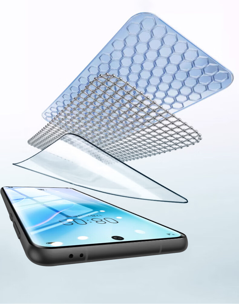 Baobao [Damage Compensation] Tempered Glass Screen Protector for Huawei Nova 8 Curved Full-Screen HD Anti-Scratch Anti-Fingerprint Film 3