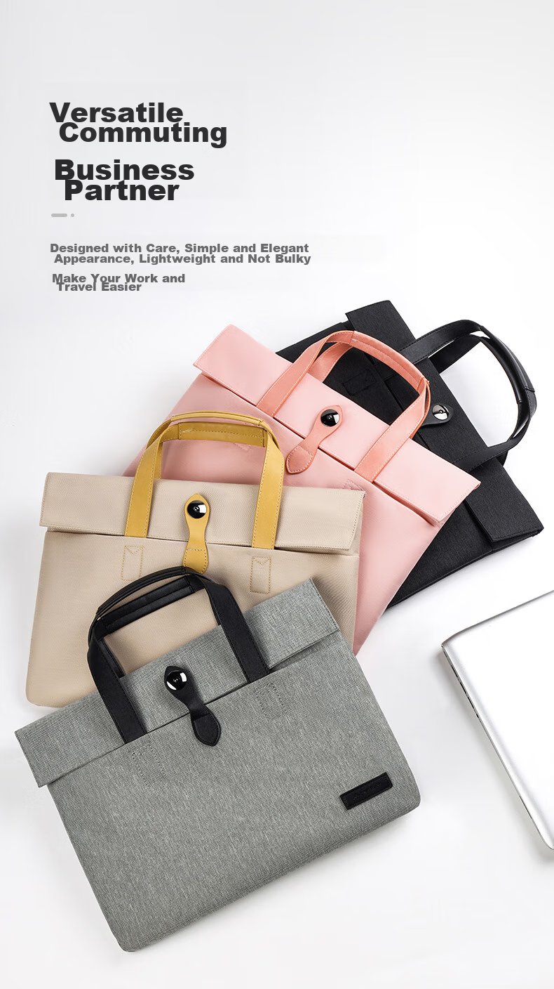 DiyiGongfang Laptop Bag Handheld Notebook Computer Bag for Business Travel Commute Suitable for Lenovo Huawei Apple Macbook Air/Pro 13-Inch ASUS HP Dell Protective Case 3