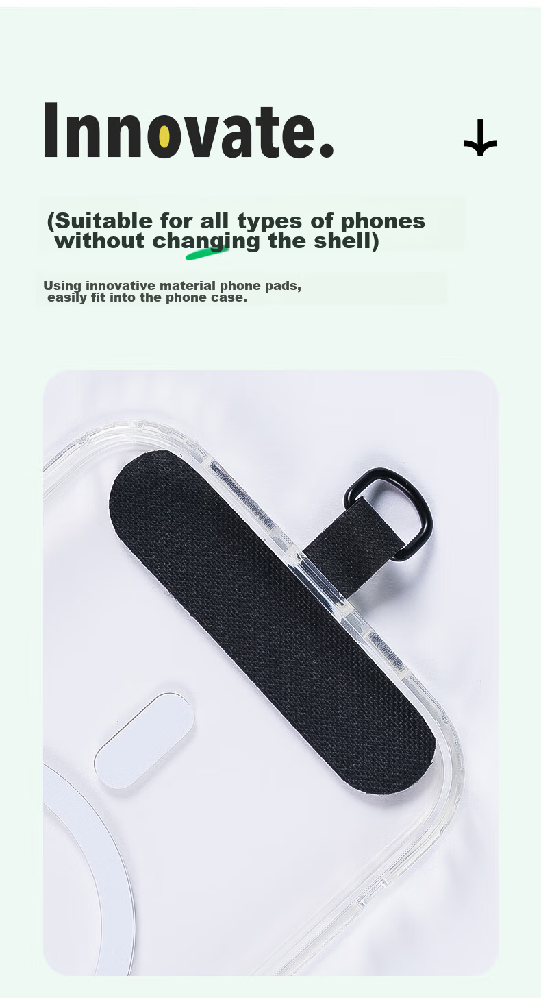 BIAZE Phone Lanyard, Neck Strap Crossbody Wearable Outdoor Anti-Theft Cord for Sports Travel Hiking Camera Phone Chain Strap Suitable for Apple 17 Huawei Phones And Others, SP2 China Red 5