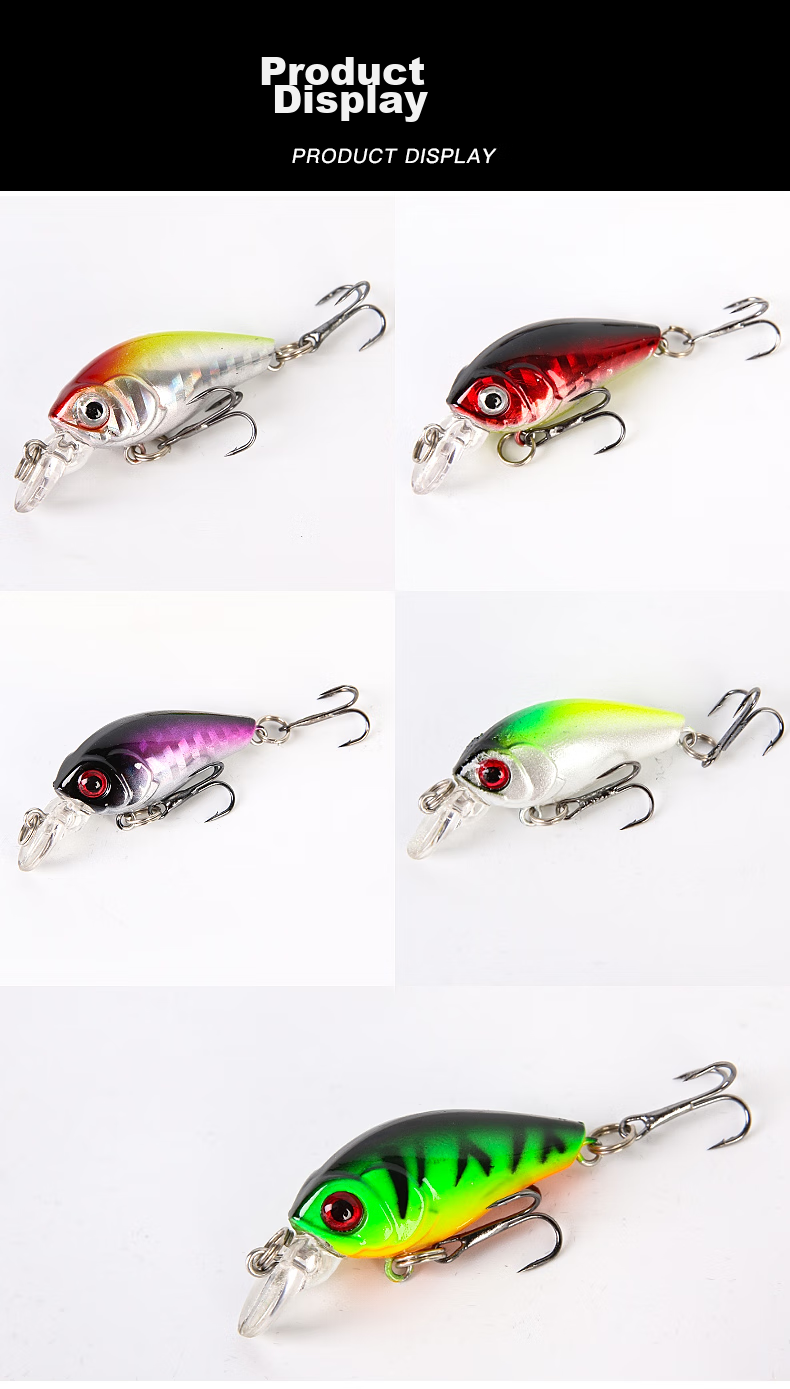 Xionghuo Lure Minnow Artificial Bait, 5 Pieces, 7.8g Slow Sinking Floating Minnow Set, for Freshwater And Saltwater, Lifelike Fish Bait 8
