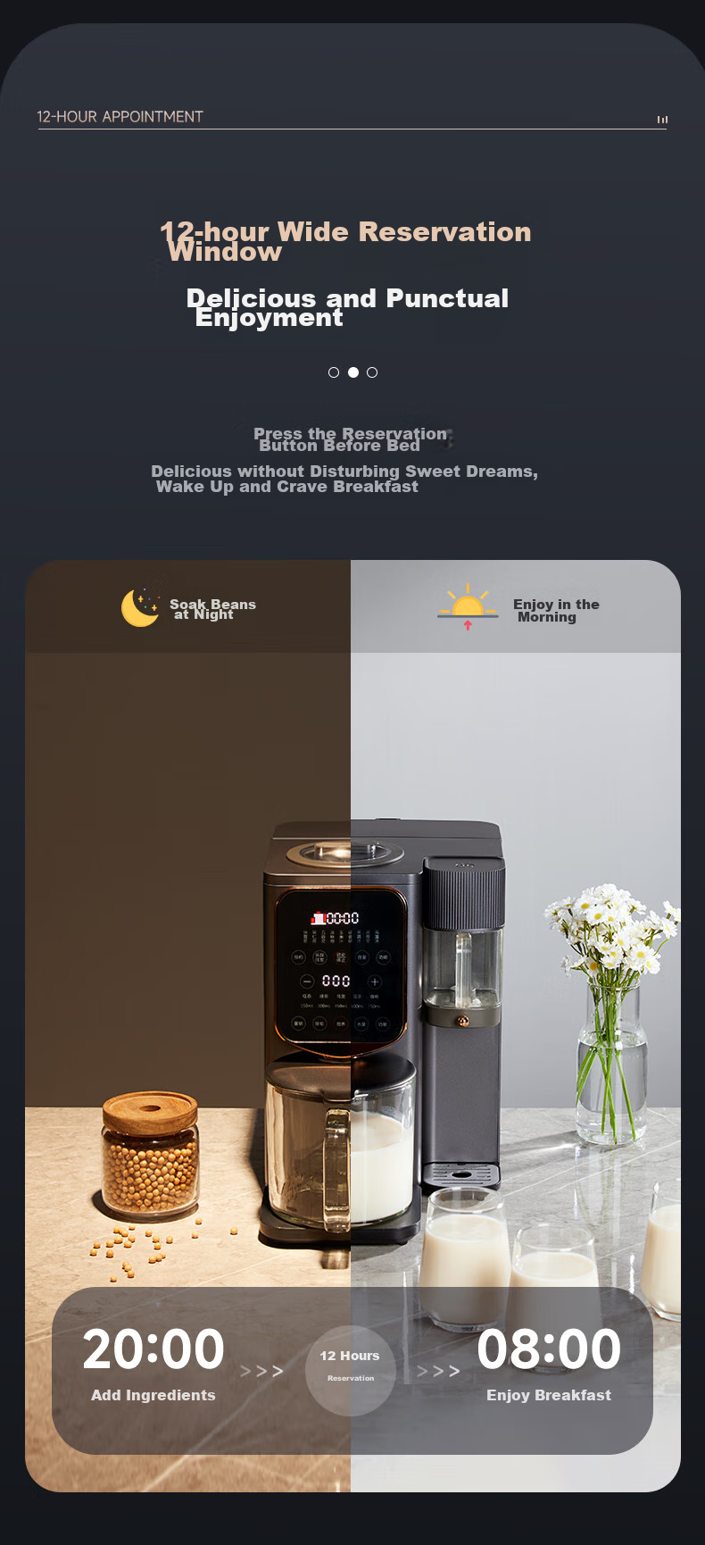 Westinghouse Blender, Hands-Free Automatic Cold And Hot Blending Multi-Functional Food Processor, Heat-Drying Sterilization Instant Tea Maker WPBQ10 27