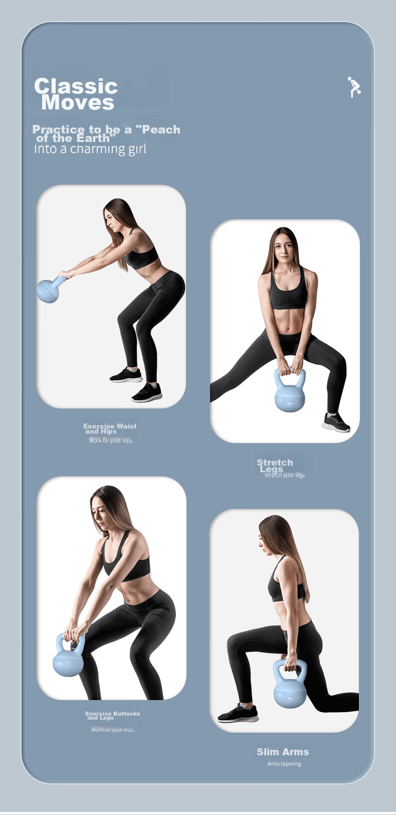 AiMeiShi Soft Kettlebell for Women's Home Fitness Equipment, Arm Exercise Dumbbell for Squats And Glute Workouts, 6KG 9