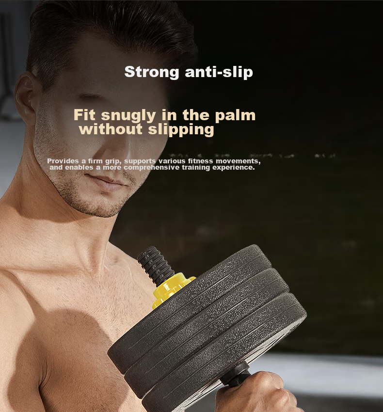 Li-Ning Adjustable Dumbbell Set for Men, Home Fitness Equipment Combination Barbell 20kg Strength Training Quick-Release Exercise 13