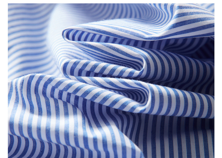 Dme [Career] Spring And Autumn Breathable Simple Lapel Shirt, Long Sleeve Fitted Blouse for Women, Top, Striped, S 21