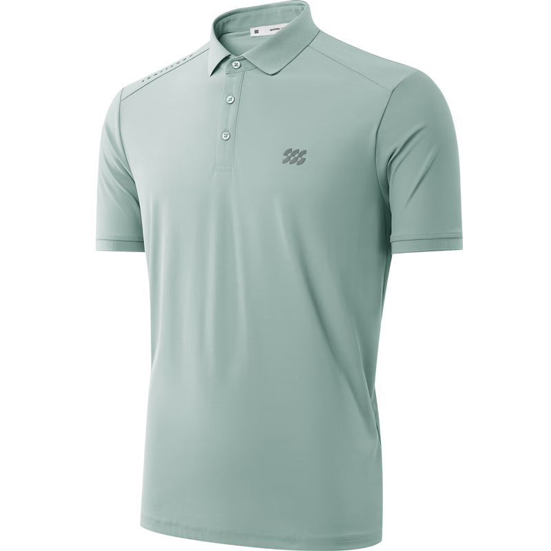 HLA Short-Sleeve Polo Shirt for Men, Moisture-Wicking And Quick-Drying, Summer Lightweight Outdoor Style