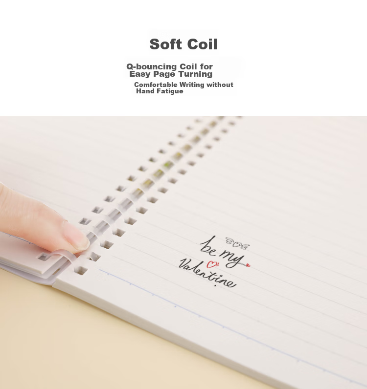 KOKUYO Campus Student Soft Spiral Notebook Journal Record Book, Shuicaixuyu, A5, 50 Sheets, Yellow WSG-SRDA550Y 4