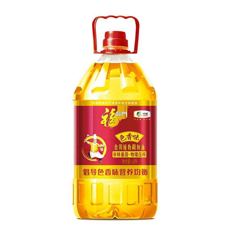 福临门  色香味食用植物调和油4L