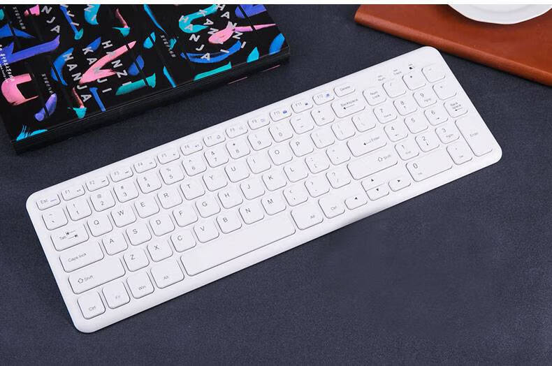 B.O.W Hangshi HW156C Wireless Keyboard, Chocolate Keys, Ultra-Thin Portable Silent Keyboard with 96 Keys, Compatible with Laptops And Desktops, Office Keyboard, Black 8