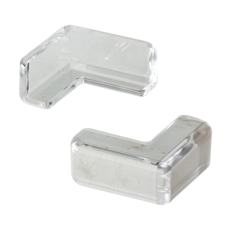 BEIDELI Baby Safety Transparent Corner Guards, Child Anti-Collision Edge Protectors, Table Corner Protectors, L-Shaped Corner Guards, No Adhesive Required, 10 Pieces