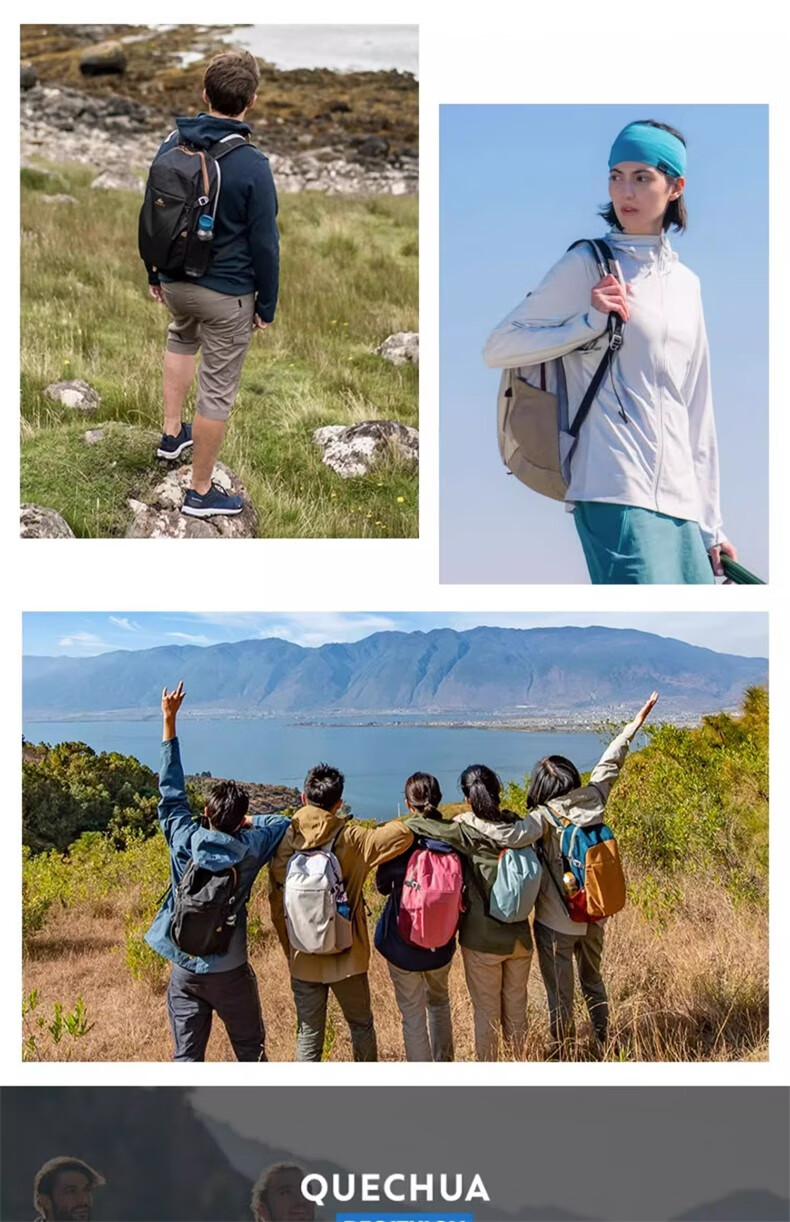 DECATHLON Outdoor Hiking Backpack, Youth NH100 Large Capacity 20L, New Or Old Randomly Sent -4773407 13