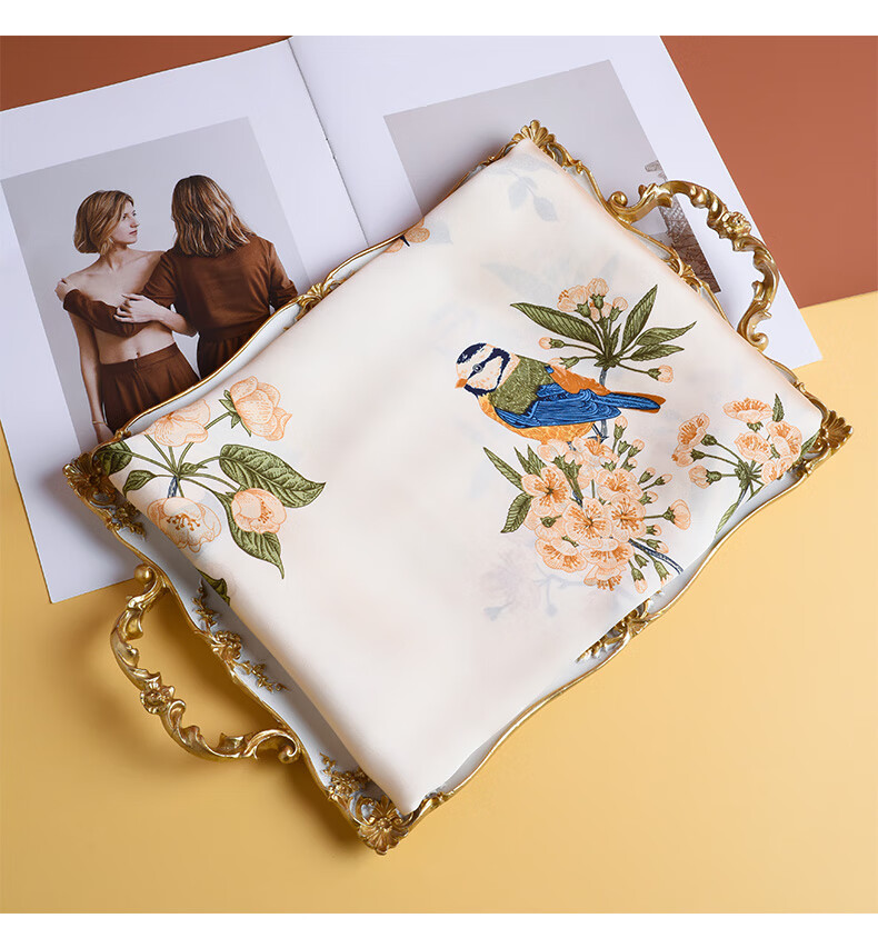 Hangsifu Silk Scarf for Women, Summer Gift Box, Shawl, Outer Wrap, Practical Birthday Present for Mom And Wife, Mid-Autumn Festival Gift 7