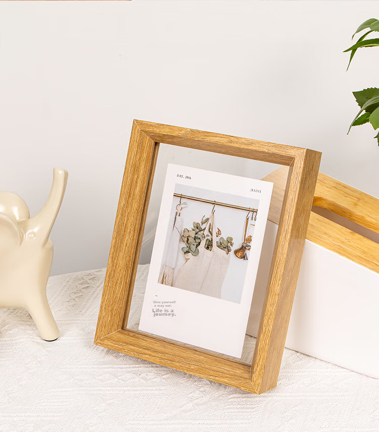 TIANSE 7-Inch Double-Sided Transparent Photo Frame, Plant Specimen Frame, Photo Book Frame, Paper-Cutting Frame, Double-Sided Transparent Glass Leaf Specimen Frame, Display Stand, Embossed Showcase Frame TS-6507 11