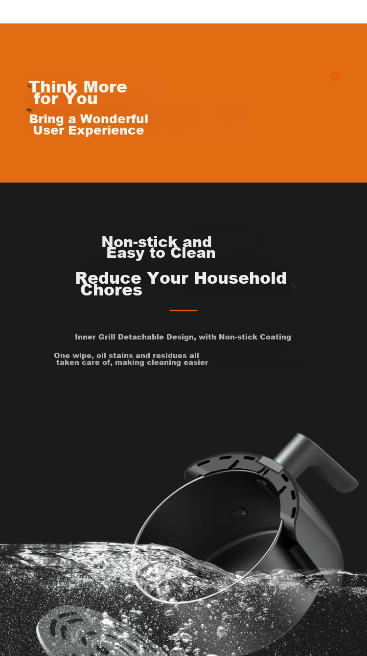Joyoung Air Fryer for Home Use, Multifunctional, 3L Large Capacity, Timer Function, Non-Stick Fries Maker, KL30-VF165 10