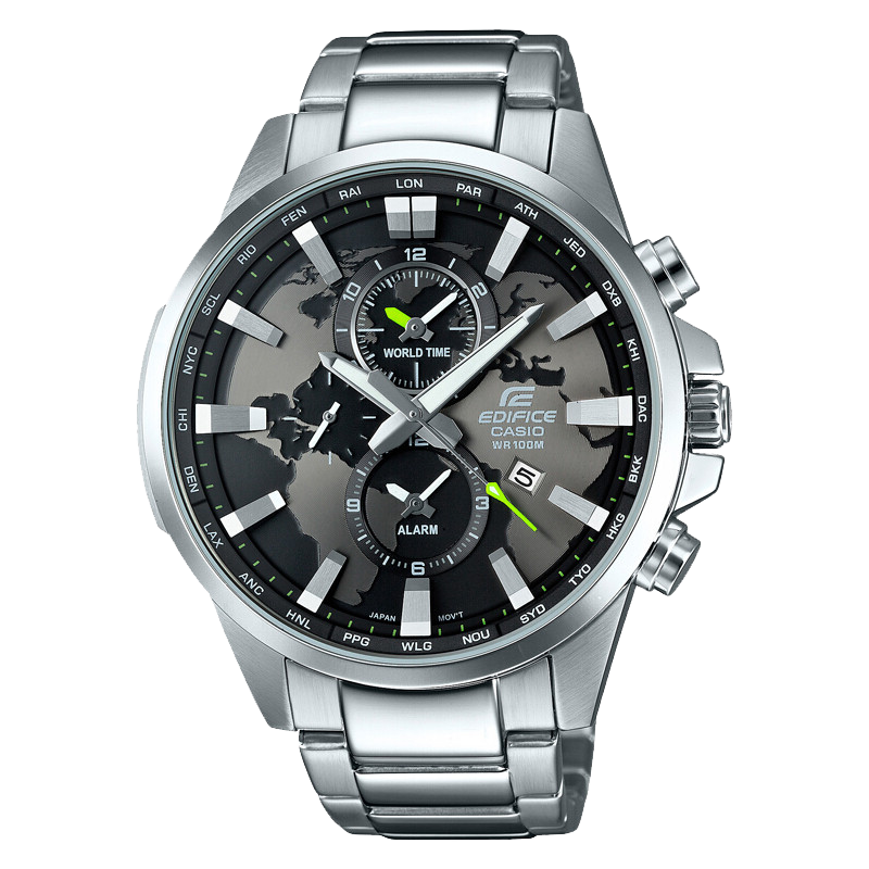 CASIO Men's Watch, EDIFICE Earth Heart Three-Dial Quartz Exam Watch, Japanese And Korean Style, Gift for Boyfriend, EFR-303D