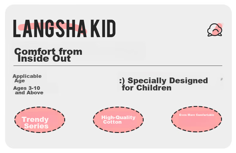 LangSha Children's Socks, Girls' Spring Autumn Winter All-Season Mid-Calf Cotton Socks, Comfortable Elastic Breathable Princess Socks for Older Girls 1