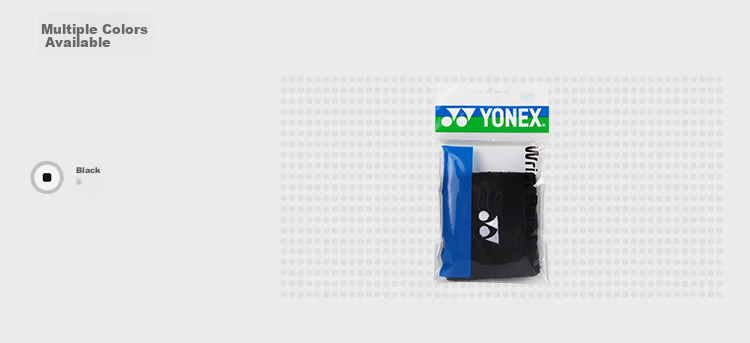 YONEX Sports Wristband, Sweat-Absorbing, High-Elasticity, Protective Fitness Wristband AC006055CR Navy Blue/orange Two-Pack 2