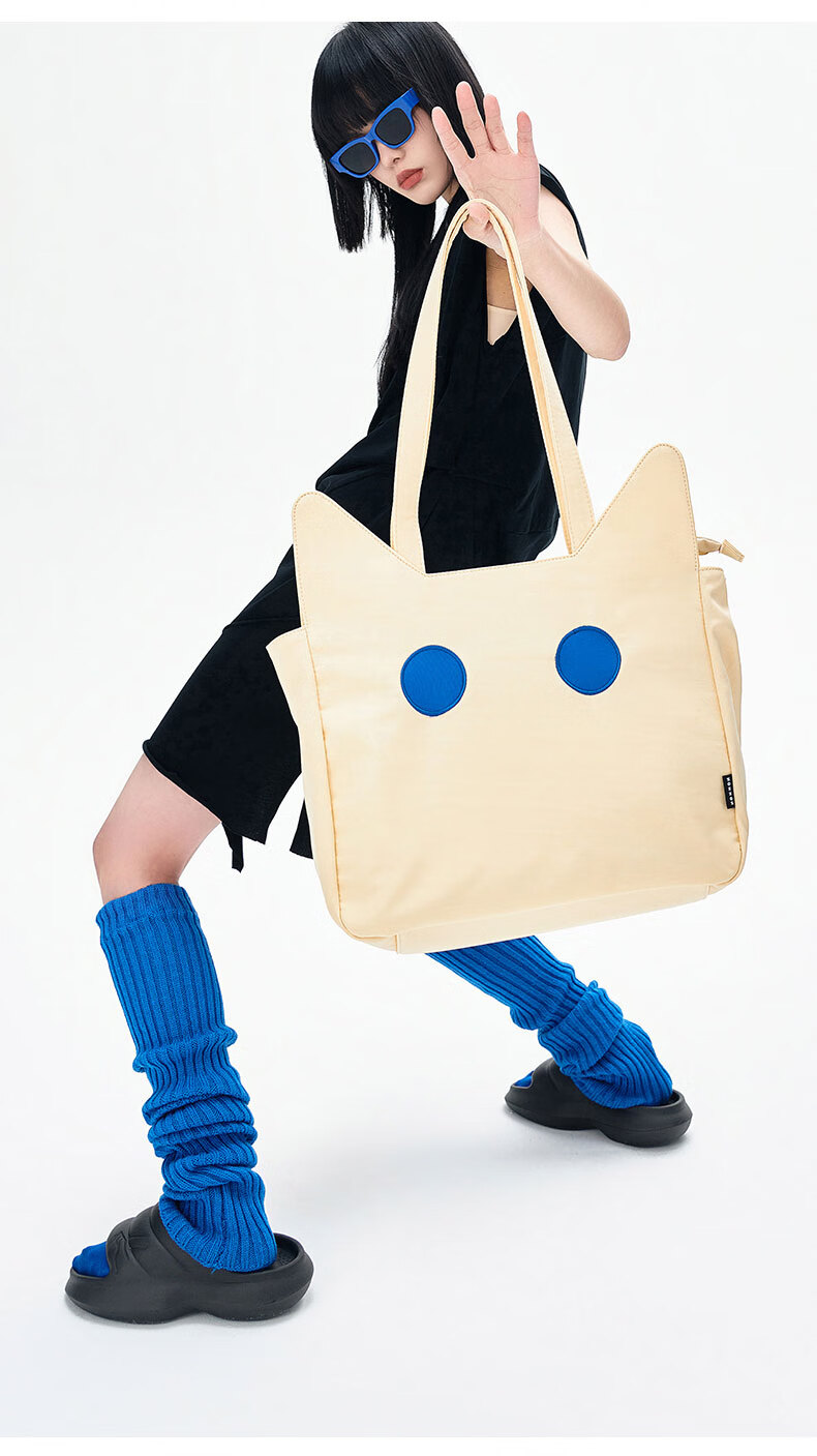 NOXXON Birthday Gift for Girlfriend, Shoulder Cat-Shaped Tote Bag, Commuter Large Capacity Handbag for Men And Women, Laptop Carrying Casual Fashion Bag 8