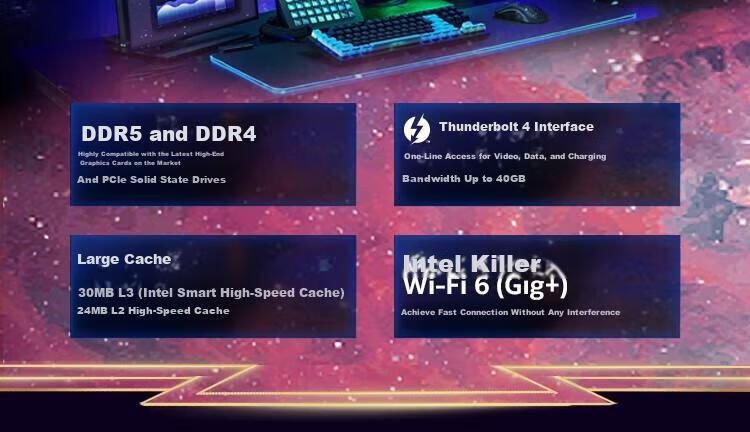 Intel I7-13700KF Core 13th Gen 16-Core 24-Thread Max Turbo up to 5.4GHz Five-Year Warranty Desktop CPU for Smooth Gaming Black Myth: Wukong 4