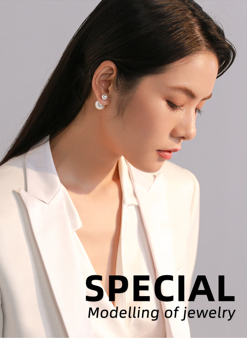 Qlady Pearl-Like Earrings for Women without Ear Holes, Elegant And High-End Earrings, New Year 2026 New Style, Light Luxury Earrings, Birthday Gift 1