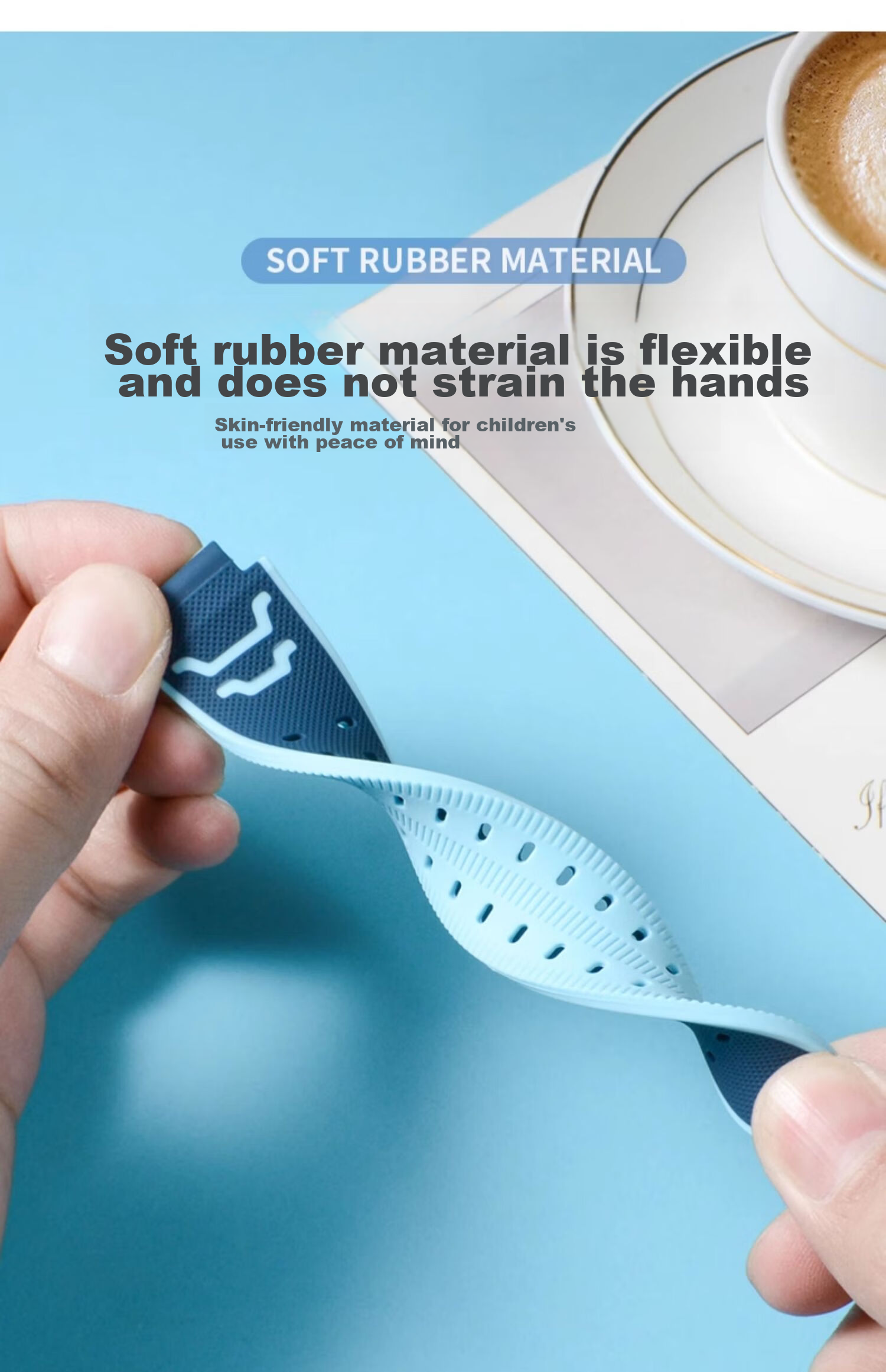 Iboann Suitable for Xiaotianc Z8A Watch Strap, Z11 Watch Strap, Silicone W2307ac, Children's Z10/Z9/z7s/z6apro Student Q5/N3/U5/D3/Q1A Watch Strap 4