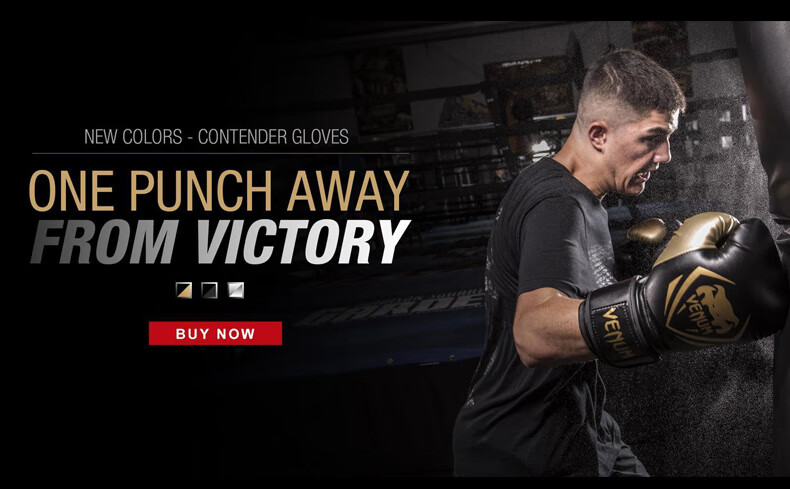 VENUM Venom VENUM Competitor Boxing Gloves, Punching Bag, Muay Thai, Sanda Fighting Gloves, Black Gold, 10OZ 1
