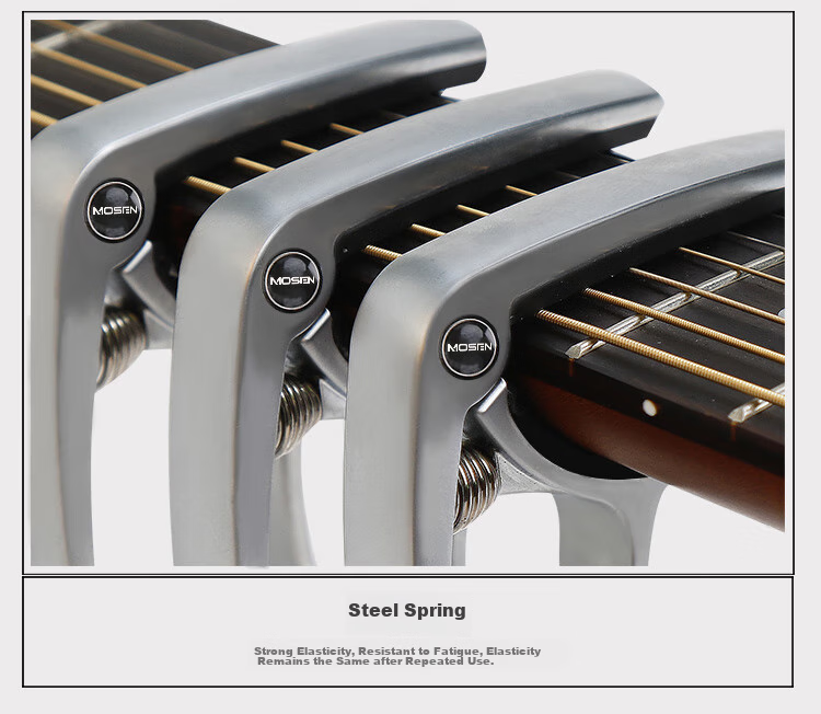 MOSEN MS-31G Tuning Clip, Guitar Ukulele Large Handle Style, Specialized Tuning Clip, Matte Finish 13