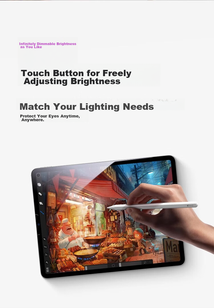 Baseus Tempered Glass Screen Protector for IPad Mini 7 [Full Coverage, Strong Anti-Fingerprint] Compatible with 2024 IPad Mini 7/6-8.3 Inch Models 7