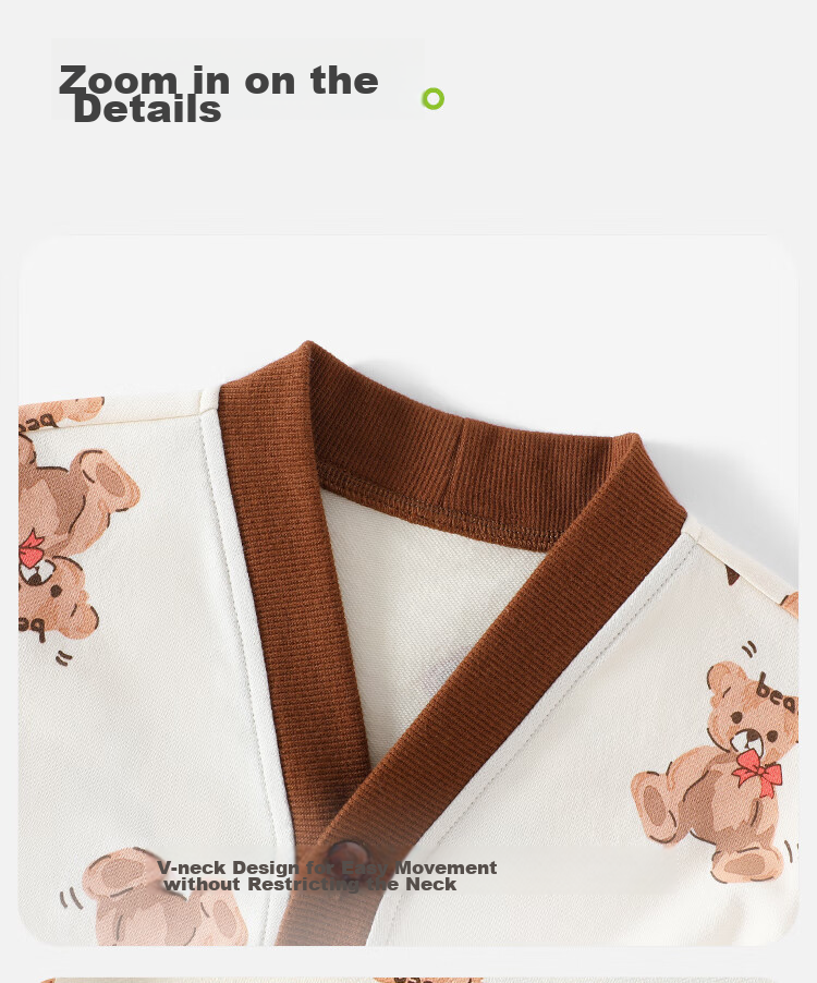 YUZHAOLIN Children's Jacket, Spring Outerwear for Boys And Girls, Baby Cardigan Coat, Clothing for Young Kids, Children's Wear, Bear And Rabbit Desig 11