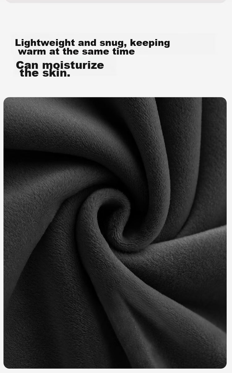 YOUKESHU Men's Thermal Underwear Autumn Winter Fleece Thickened Stretch Composite Silver Fox Velvet Thermal Pants Base Layer Long Johns 21