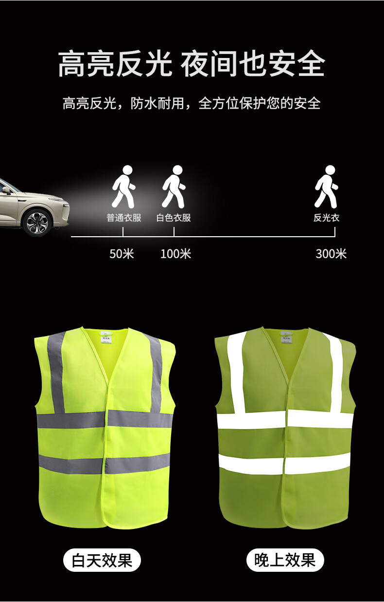 Aiwo Mu Outdoor Work Construction Site Reflective Vest Construction Gardening Sanitation Traffic Printed Reflective Vest Standard Fluorescent Orange XXXL 1