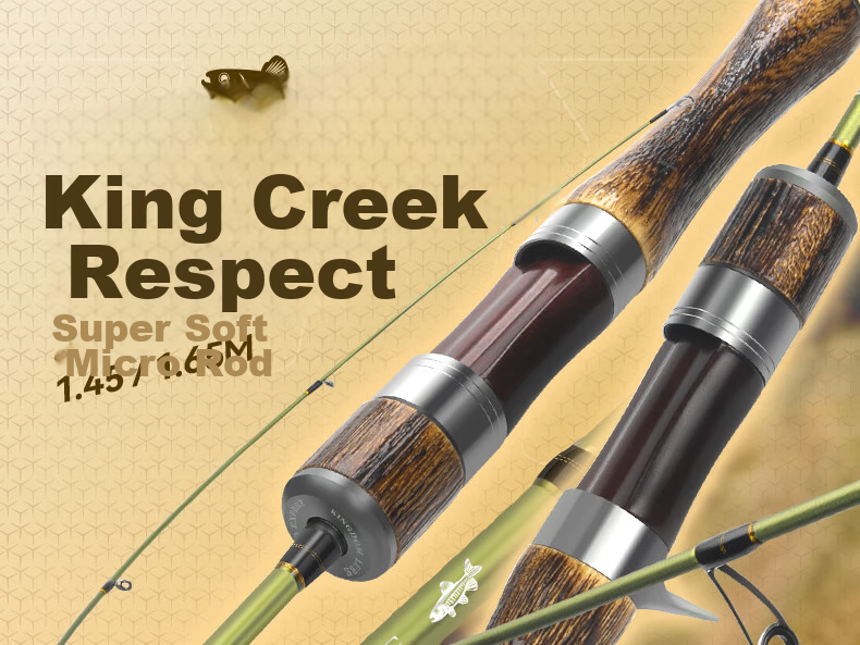 Guowangluya Lure Rod, Guwangliuzunmaokou Rod, UL Micro Fishing Rod, Ultra-Soft Stream Rod, Ultra-Light Baitiao Rod, 1.45 Meters UL Straight Handle 1