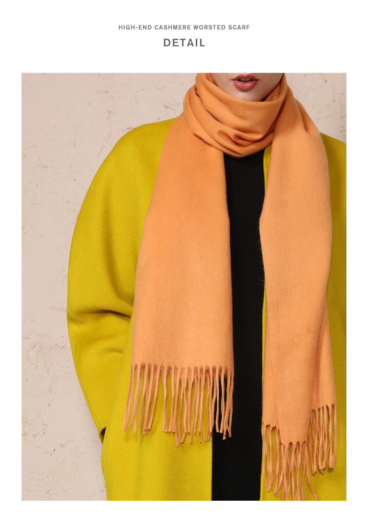 恒源祥 围巾女冬款羊毛加厚保暖秋季百搭围脖欧美披肩两用精美礼盒 雾