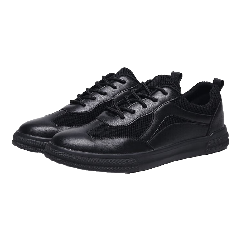 Chuwang Kitchen Non-Slip Oil-Resistant Work Shoes, Chef Casual Shoes, Breathable Mesh Upper, Summer L006A, Women's-Black, Size 38