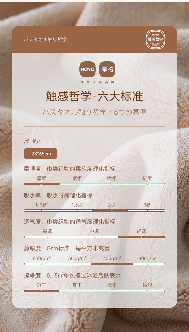 HOYO Japanese Hair Drying Cap for Women, Class A Snow Smooth Velvet Soft Absorbent Hair Drying Cap, Thickened Hooded Quick-Drying Towel, Light Gray 9