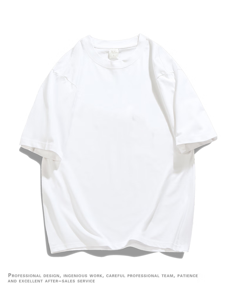 Foss Phil Short-Sleeve T-Shirt for Men And Women, Summer Loose Pure Cotton Casual Trendy Printed Undershirt Top F0016 Black L 13