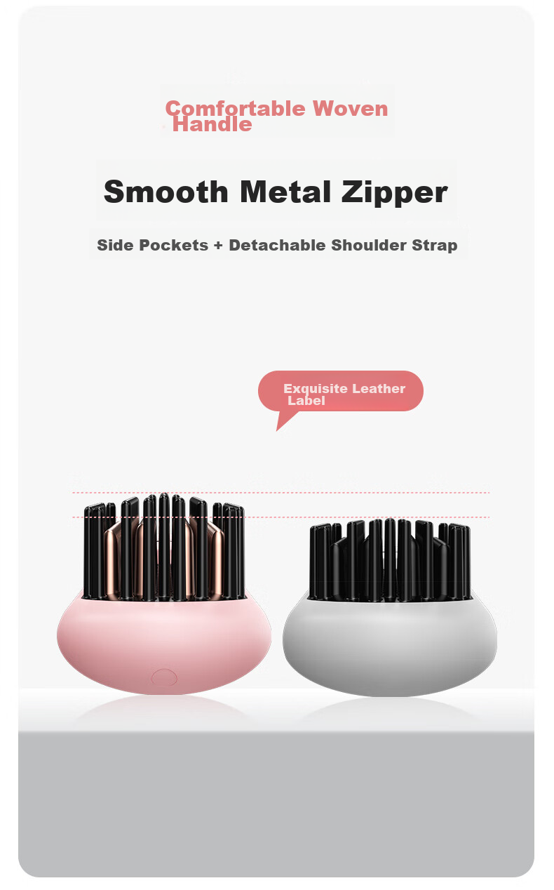 TSUYAGLA Sixth Generation Detachable Wireless Straight Hair Brush with 6 Billion Plasma Hair Protection, Non-Damaging Negative Ion Moisturizing, Efficient And Long-Lasting Styling, Girlfriend Birthday Gift T606 Pink 12