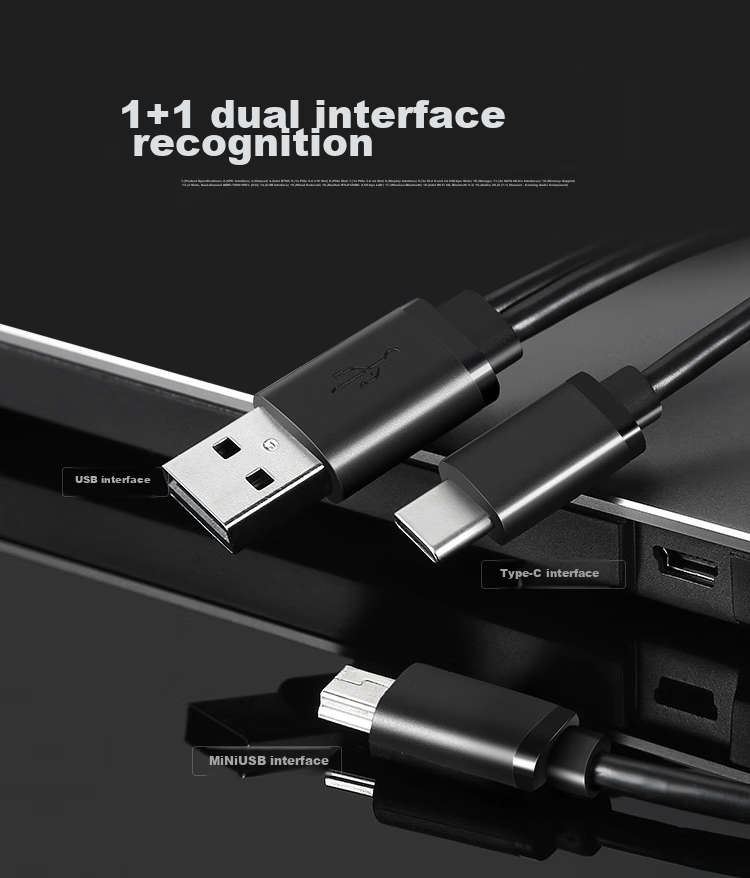Lenovo 8x Speed Aluminum Alloy Material Type-C/USB External Optical Drive DVD External Burner Mobile Optical Drive Laptop External Read And Write All-In DB85 5